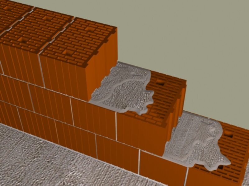 Теплый кладочный раствор для керамических блоков